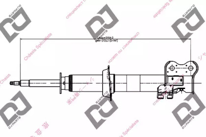 Амортизатор DJ PARTS DS1094GS